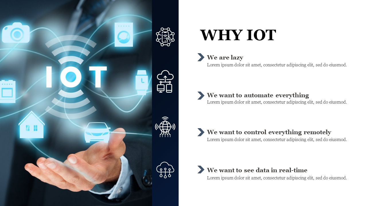 Innovative Internet Of Things PPT Template Free Slide